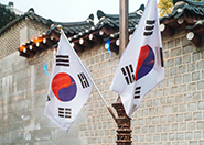 south korea flags