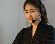 woman on a cal