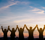 people holding hands