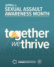 April is Sexual Assault Awareness Month logo