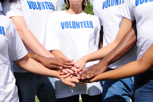 group of volunteers