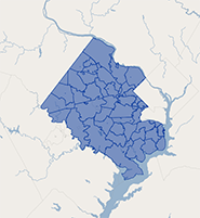 map of fairfax county