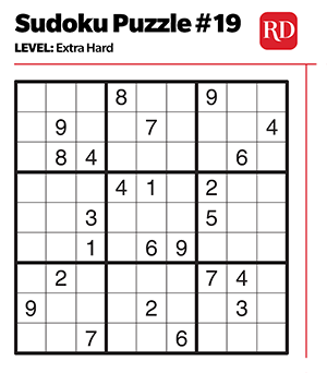 Sudoku puzzle 
