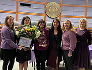 photo of Debra Ranf and other DSVS staff