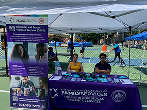 back to school booth setup