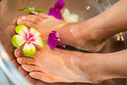 womans foot