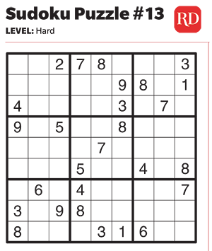 Sudoku puzzle 