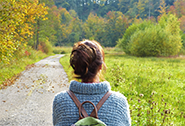 Woman hiking 