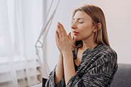 Woman praying
