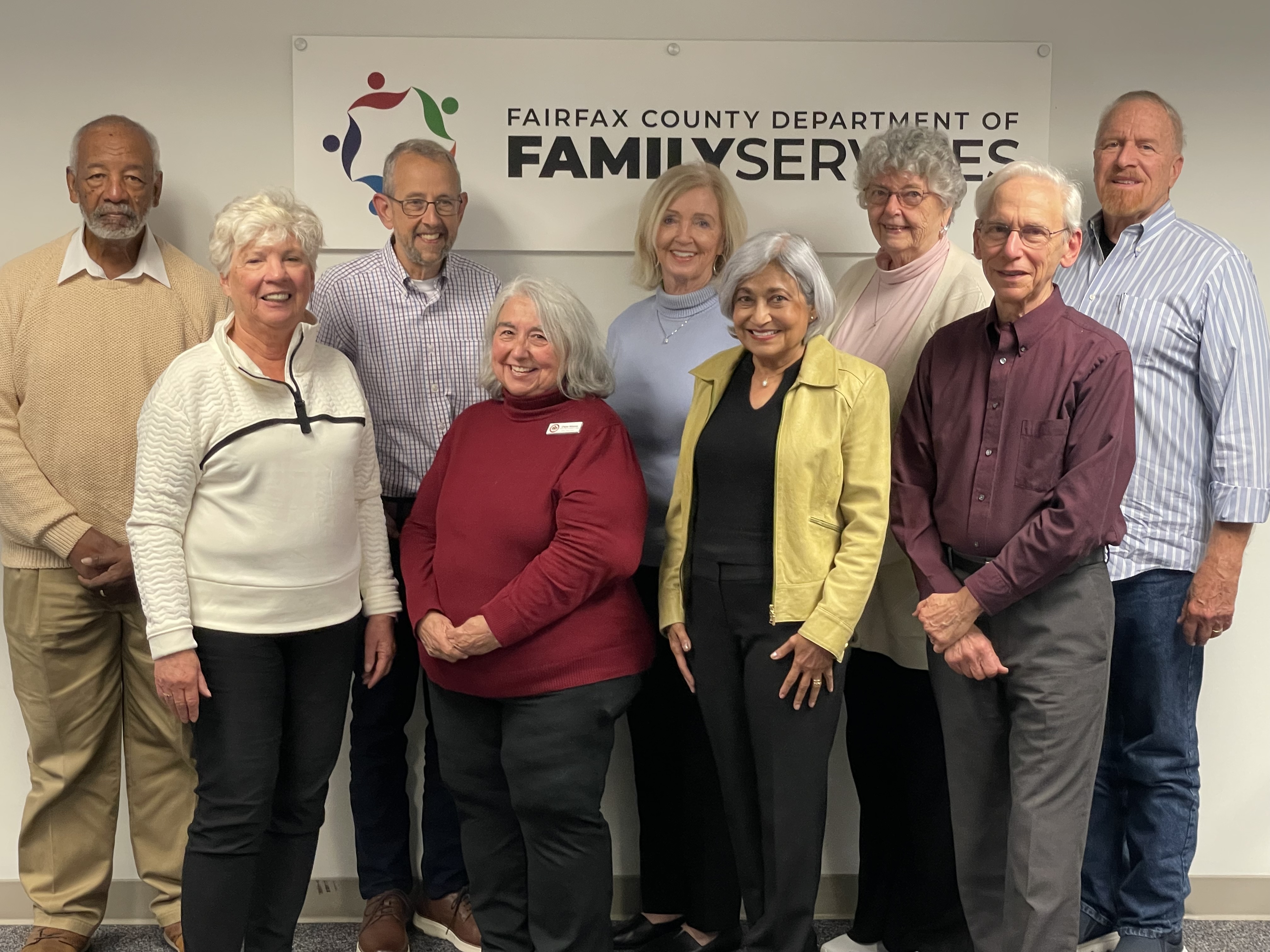 Photo of members of the Commission on Aging