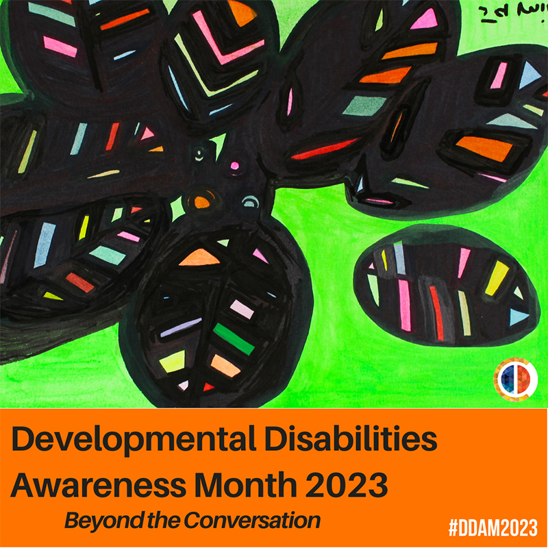 Developmental Disability Awareness Month graphic