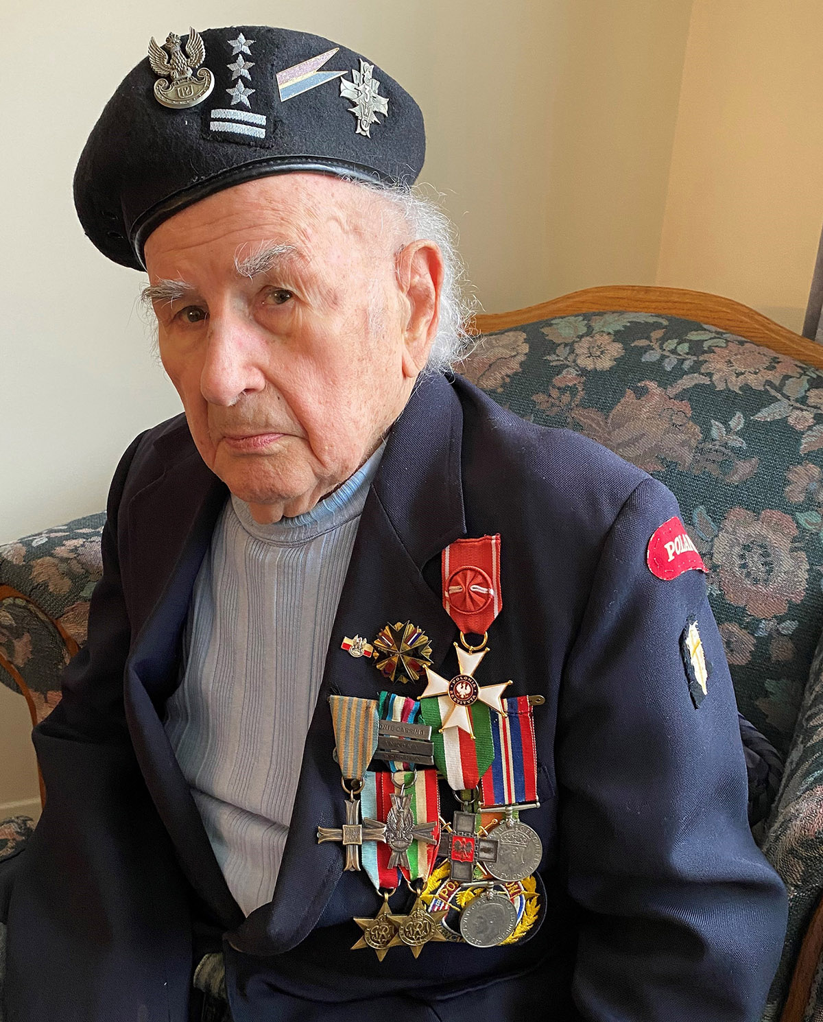 Photo of 98-year-old Romuald Lipinski.