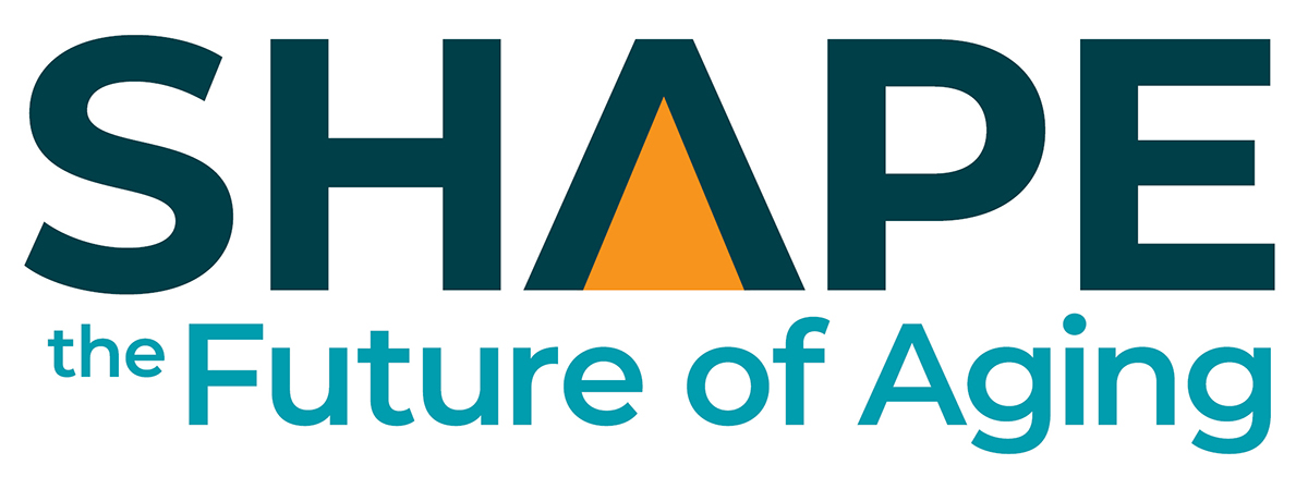 Logo for the SHAPE the Future of Aging plan