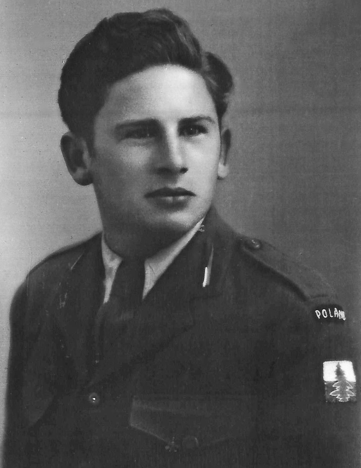 Photo of Romuald Lipinski in 1945.