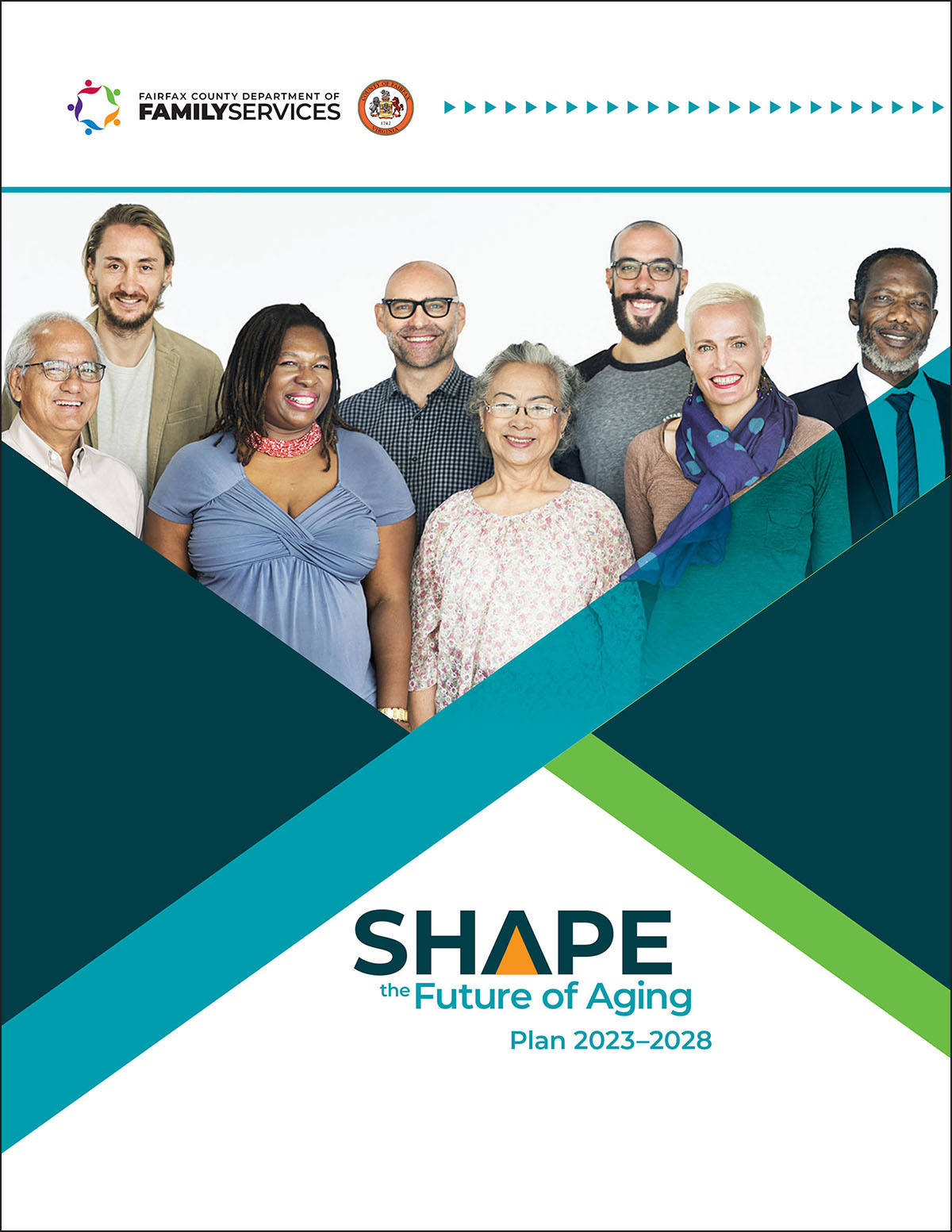 Cover of the SHAPE the Future of Aging Plan
