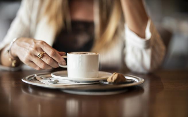 Coffee on table