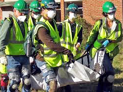 Community Emergency Response Team (CERT) four team members in group photo