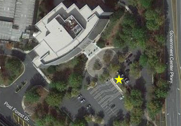 map arial view drop box location Pennino Fairfax