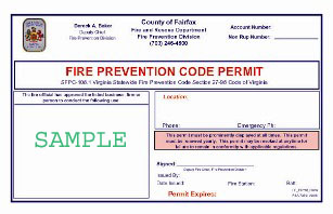 Example of Fire Prevention Code Permit for High-Piled Combustible Storage