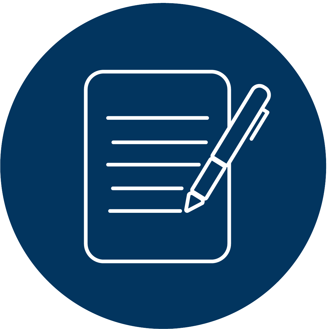 Paper and Pen Icon