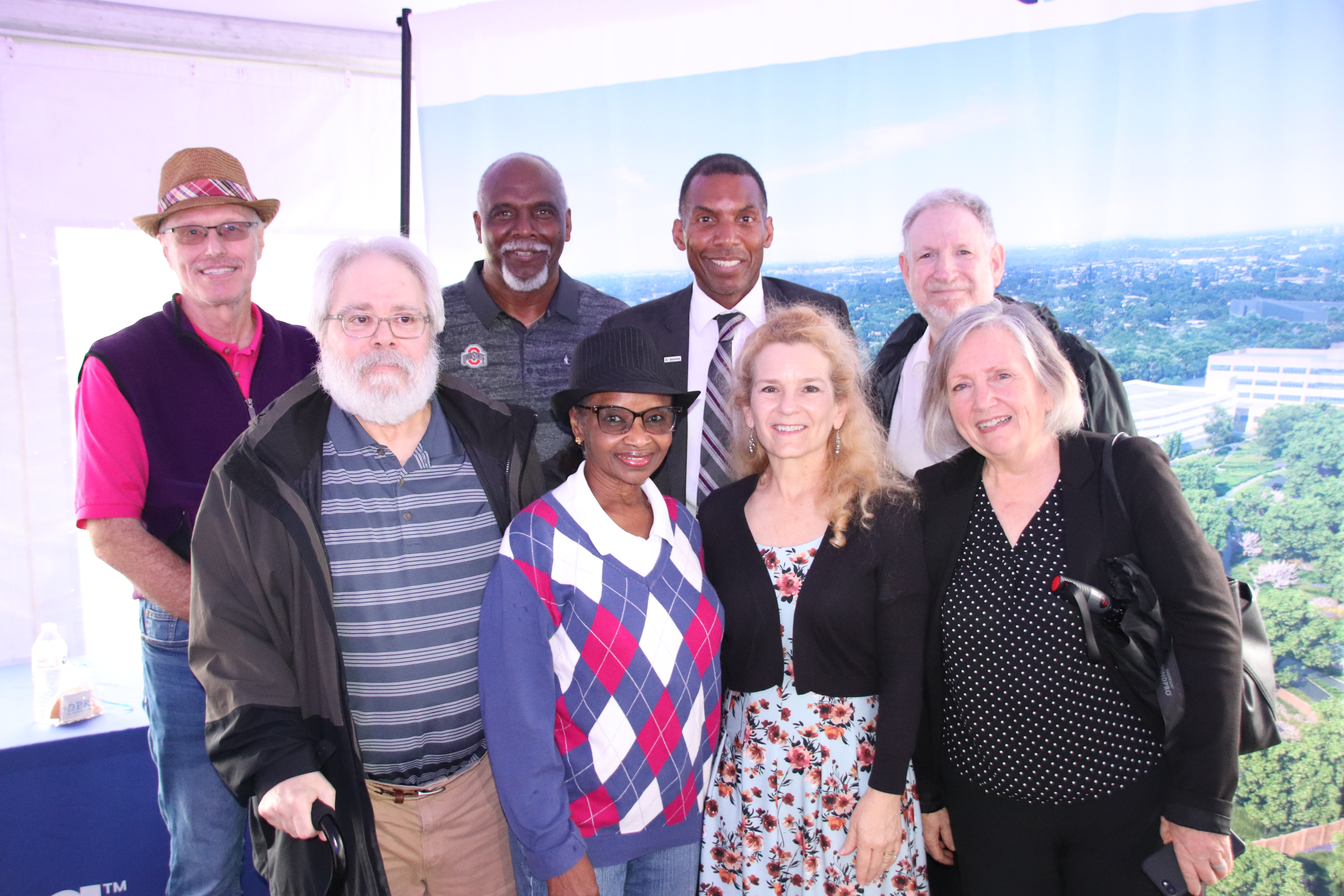 Members of the Franconia District Land Use Committee with Supervisor Rodney Lusk