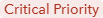 Critical label for an acknowledged assignment Critical label for an acknowledged assignment