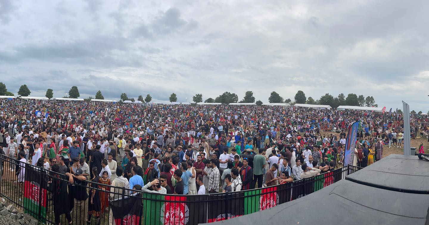 Crowd at Afghan Day celebration