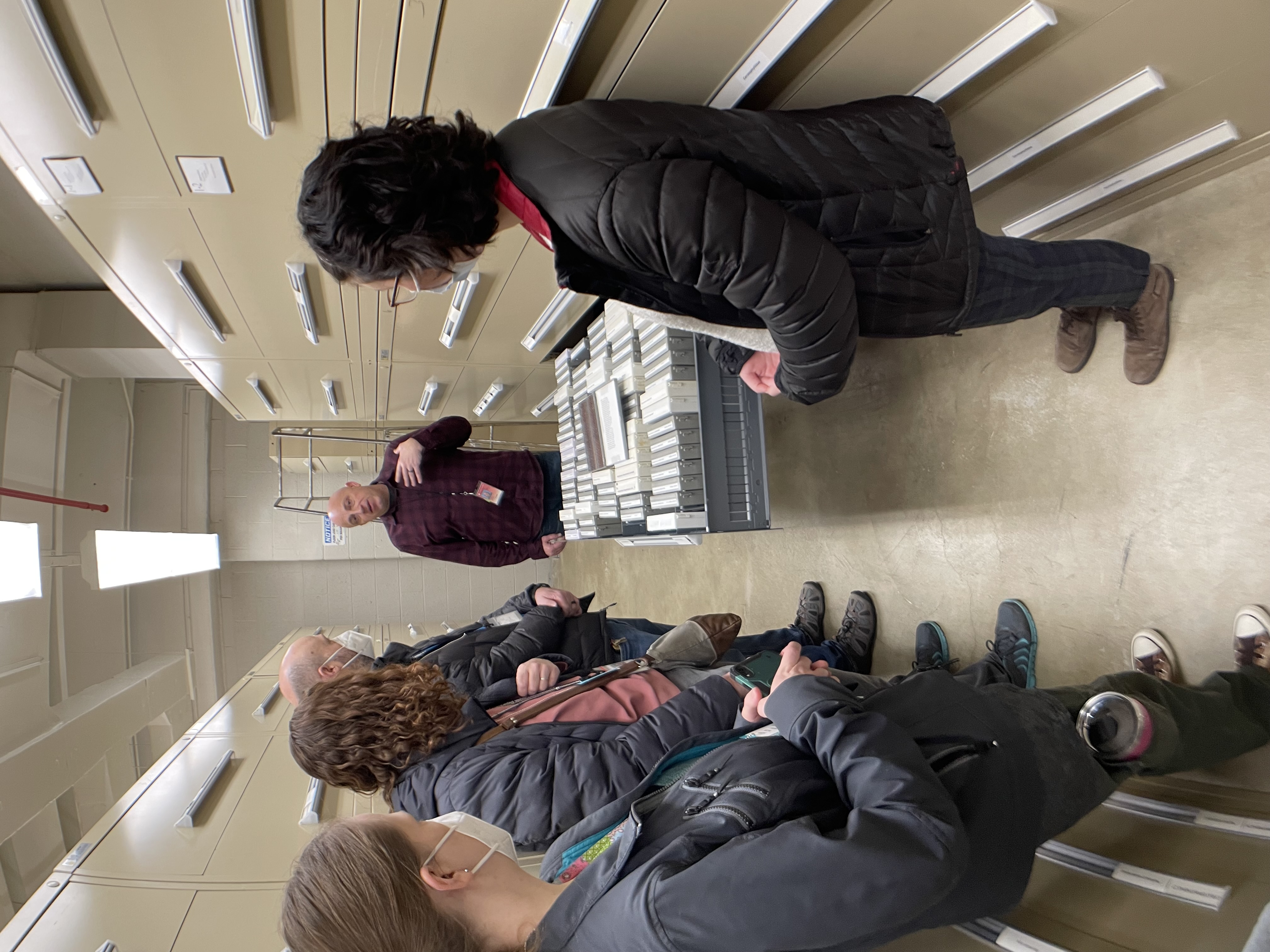 David Pecor, Museum Specialist for Walter Reed Biosystematics Unit, shares mosquito exhibits in the vast collection with Fairfax's Disease Carrying Insects Program team