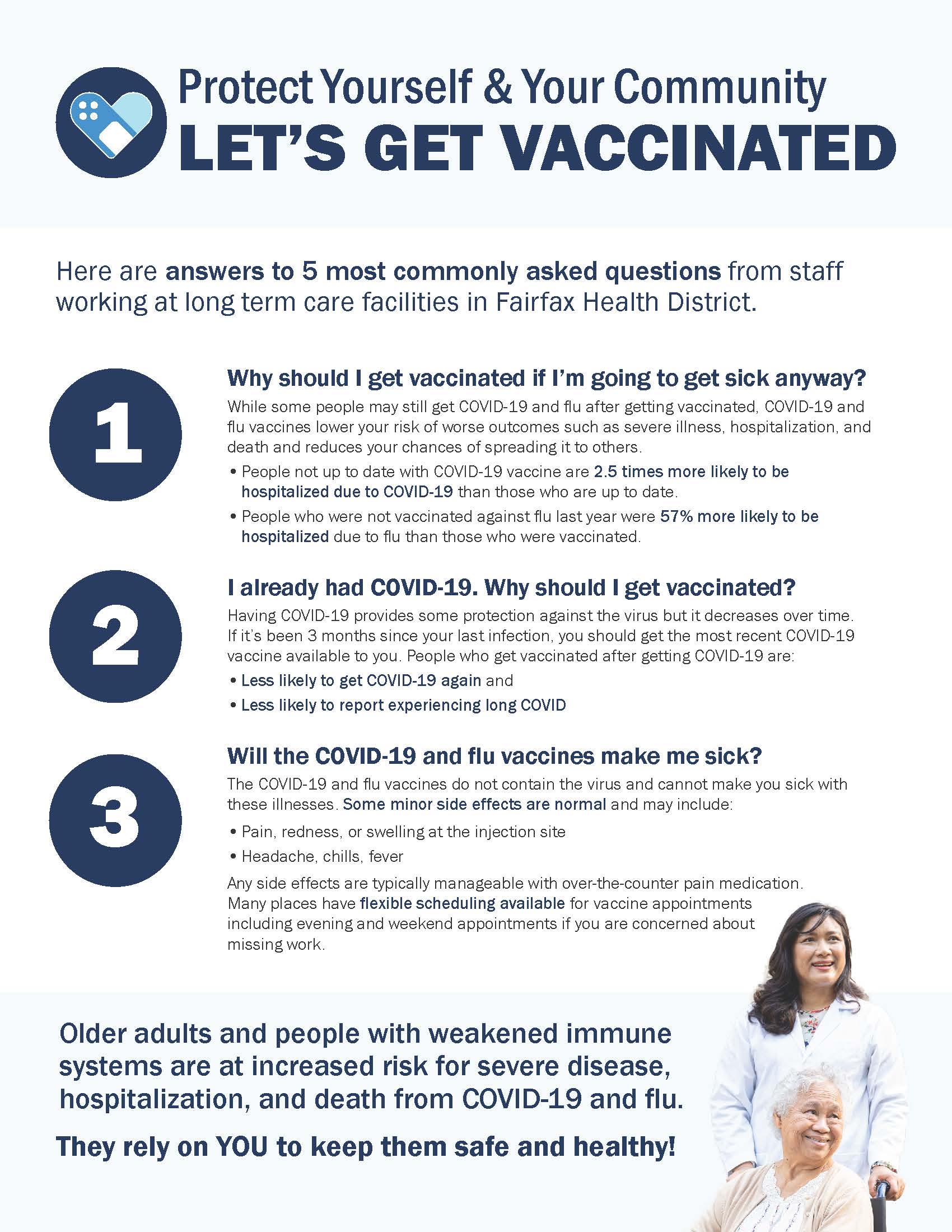 Let's get vaccinated handout