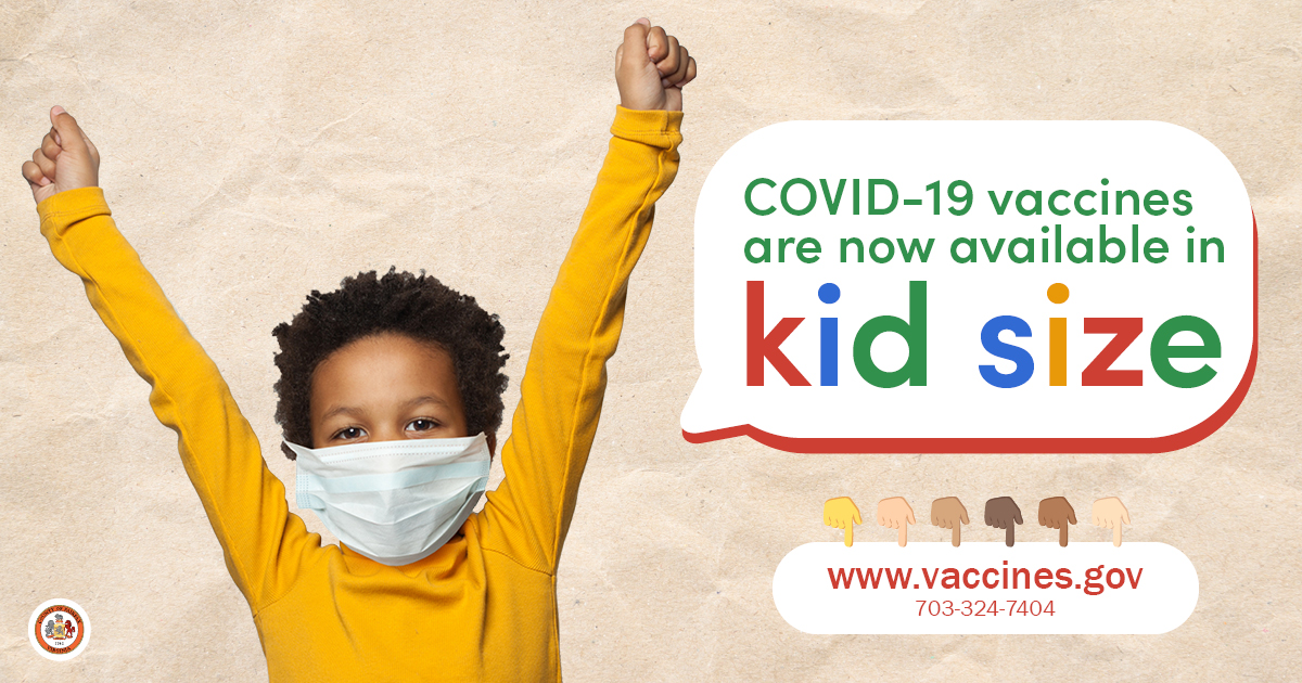 COVID and vaccine for kids image 1
