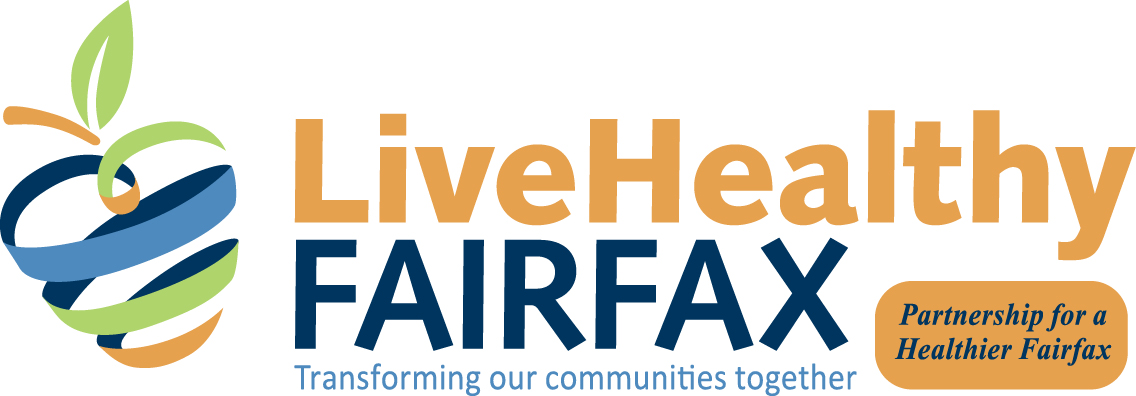 graphic logo for the Live Healthy Fairfax program