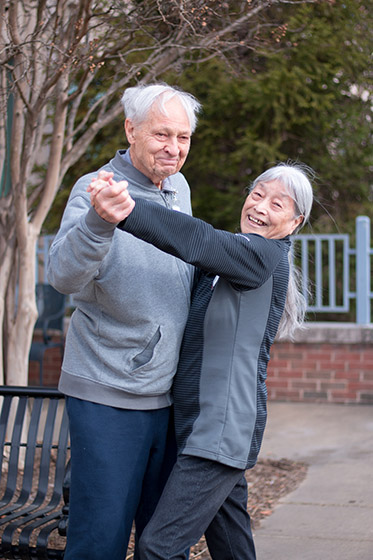 Participants Dancing