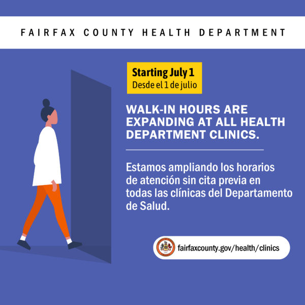 Health Department Expands Walk-in Hours for Services, Including Immunizations and STI Testing 