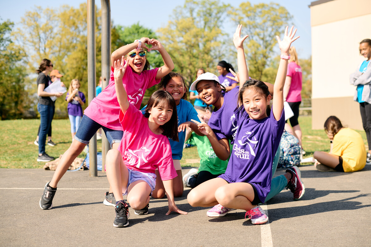 Members of Girls on the Run NOVA