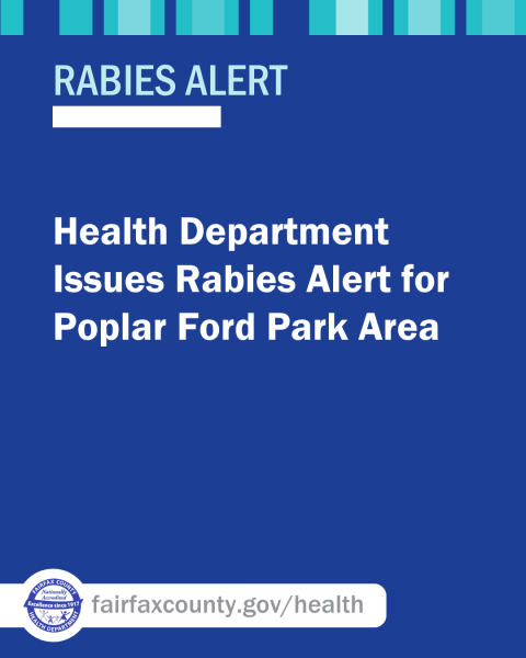 Health Department Issues Rabies Alert for Poplar Ford Park Area
