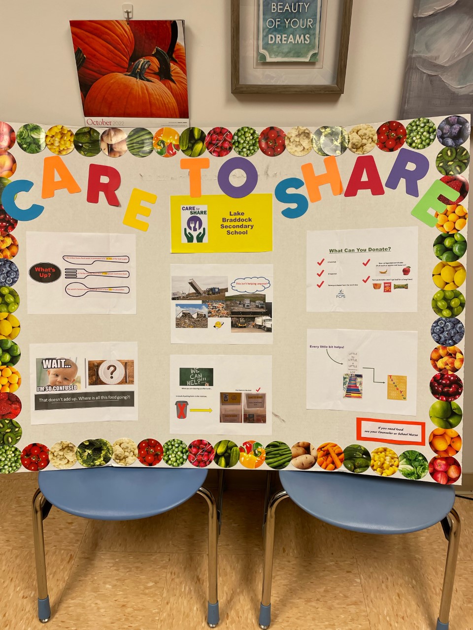 Care to Share station at a local school