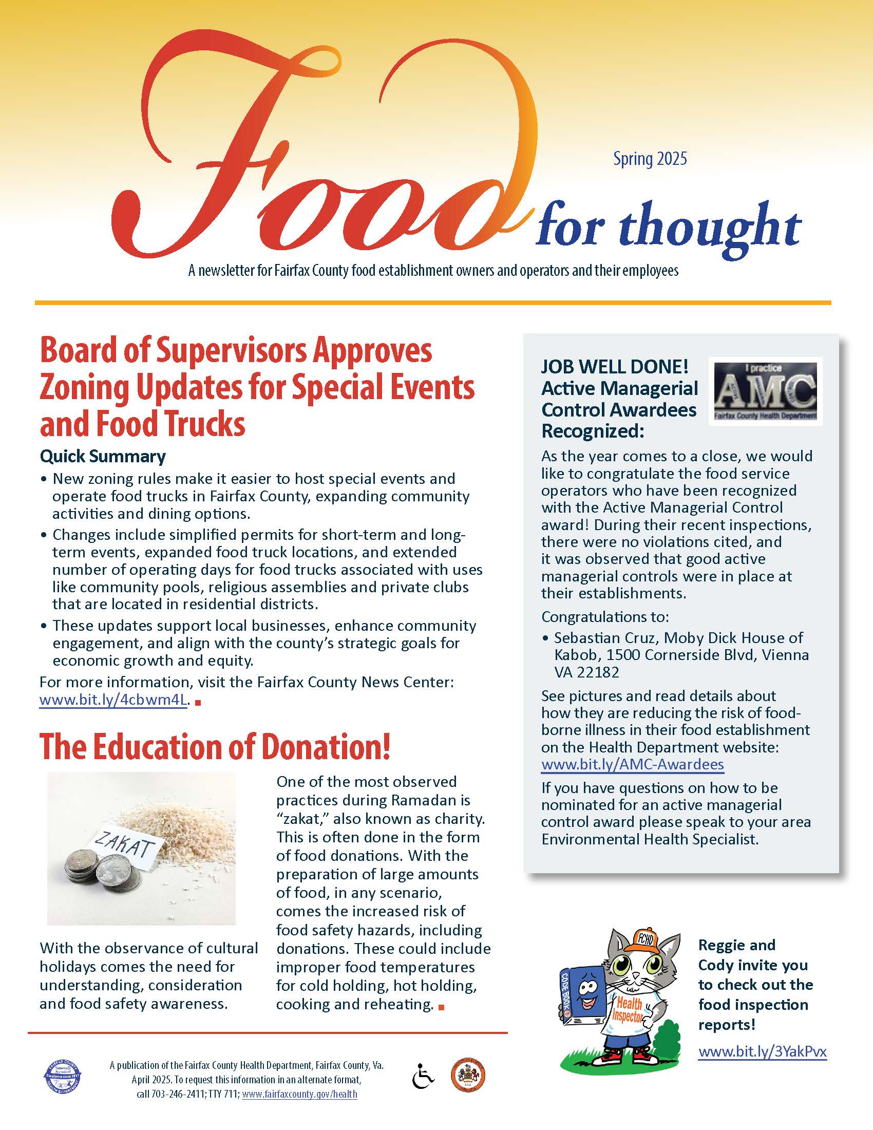 Food for Thought - Spring 2025