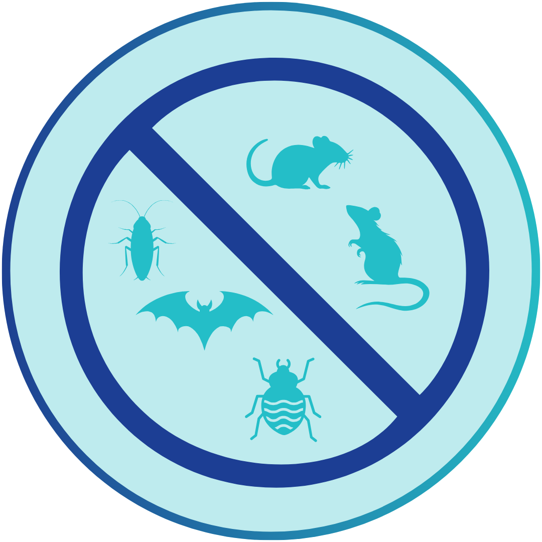 Crossed out pests
