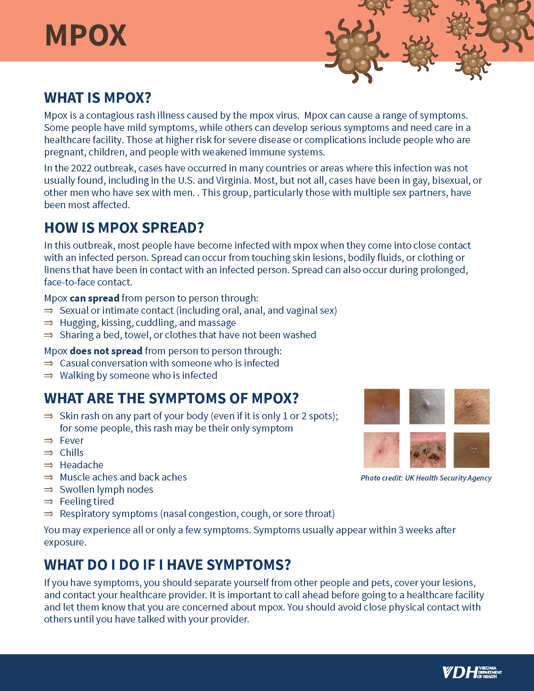 VDH Monkeypox fact sheet