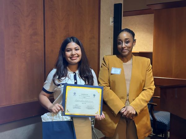Roxana Melanie Pineda Serrano with Dr. Michelle Roett, MD