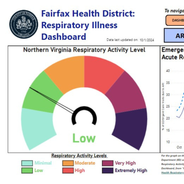 Image of Health Department Respiratory Illness Dashboard