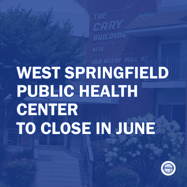 West Springfield Public Health center to close in June