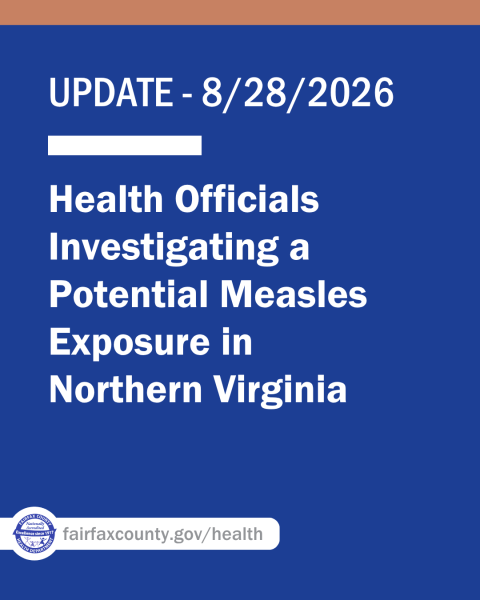 Public Health Officials Investigating a Potential Measles Exposure in Northern Virginia