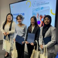 photo of four student winners