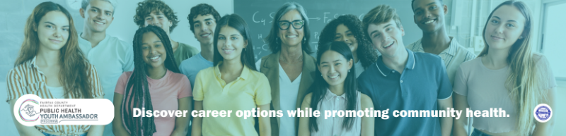 Diverse group of eleven high school age students and their teacher smiling at the camera