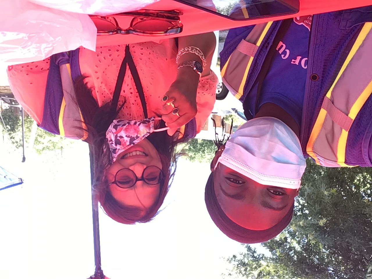 Community health workers at Juneteenth celebration