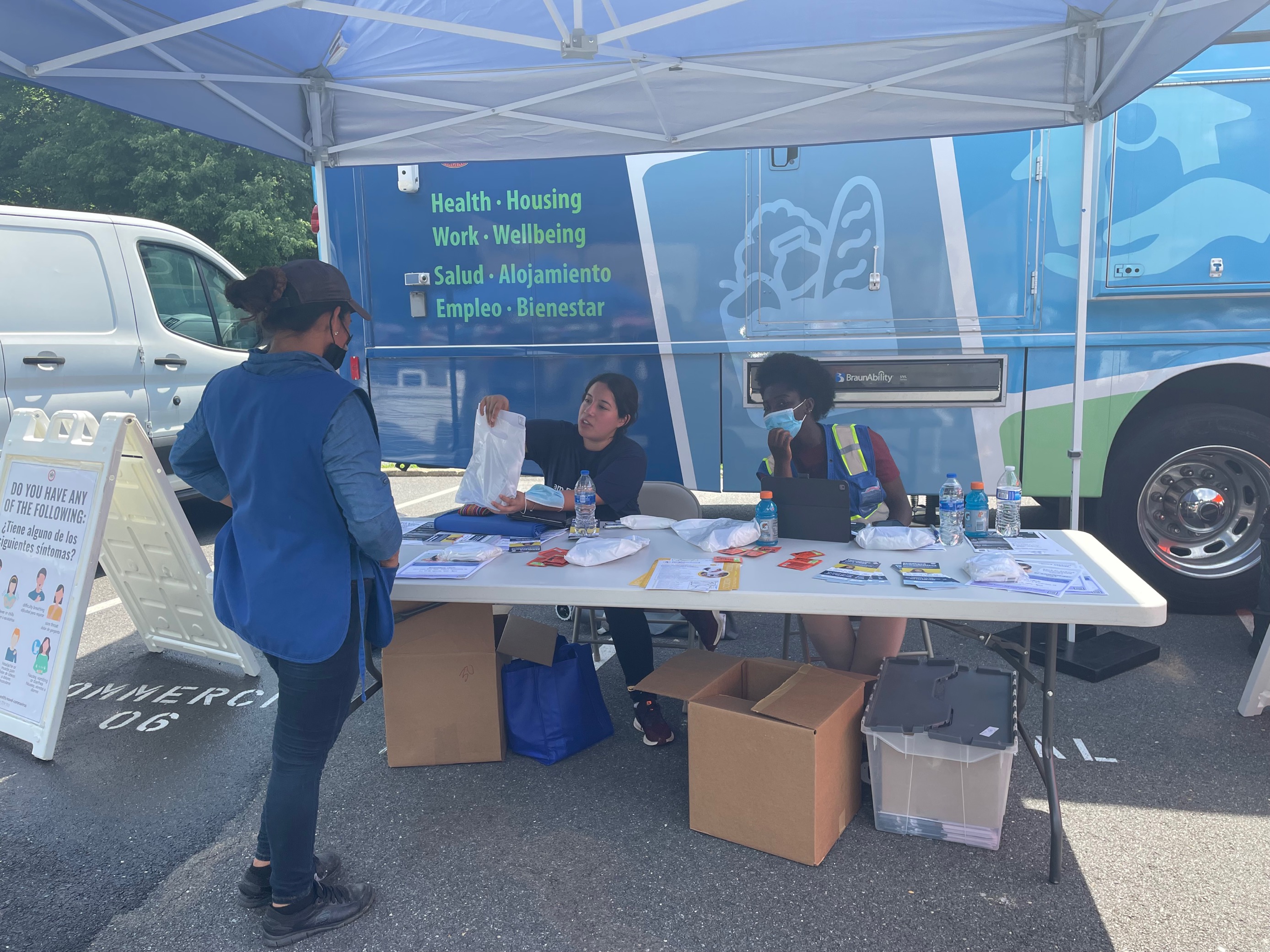 Community health workers at CareVan