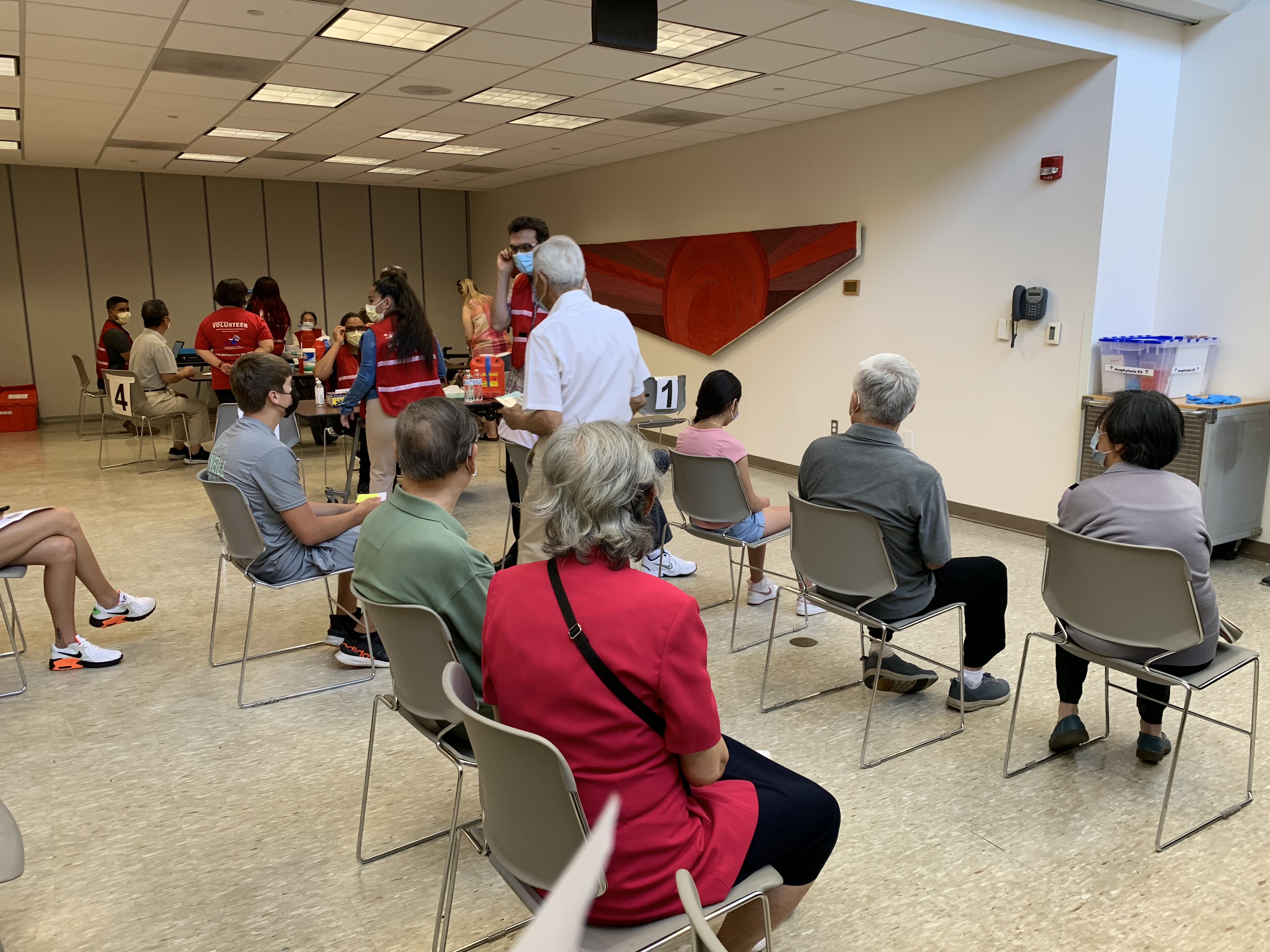 Reston Community Center vaccine event