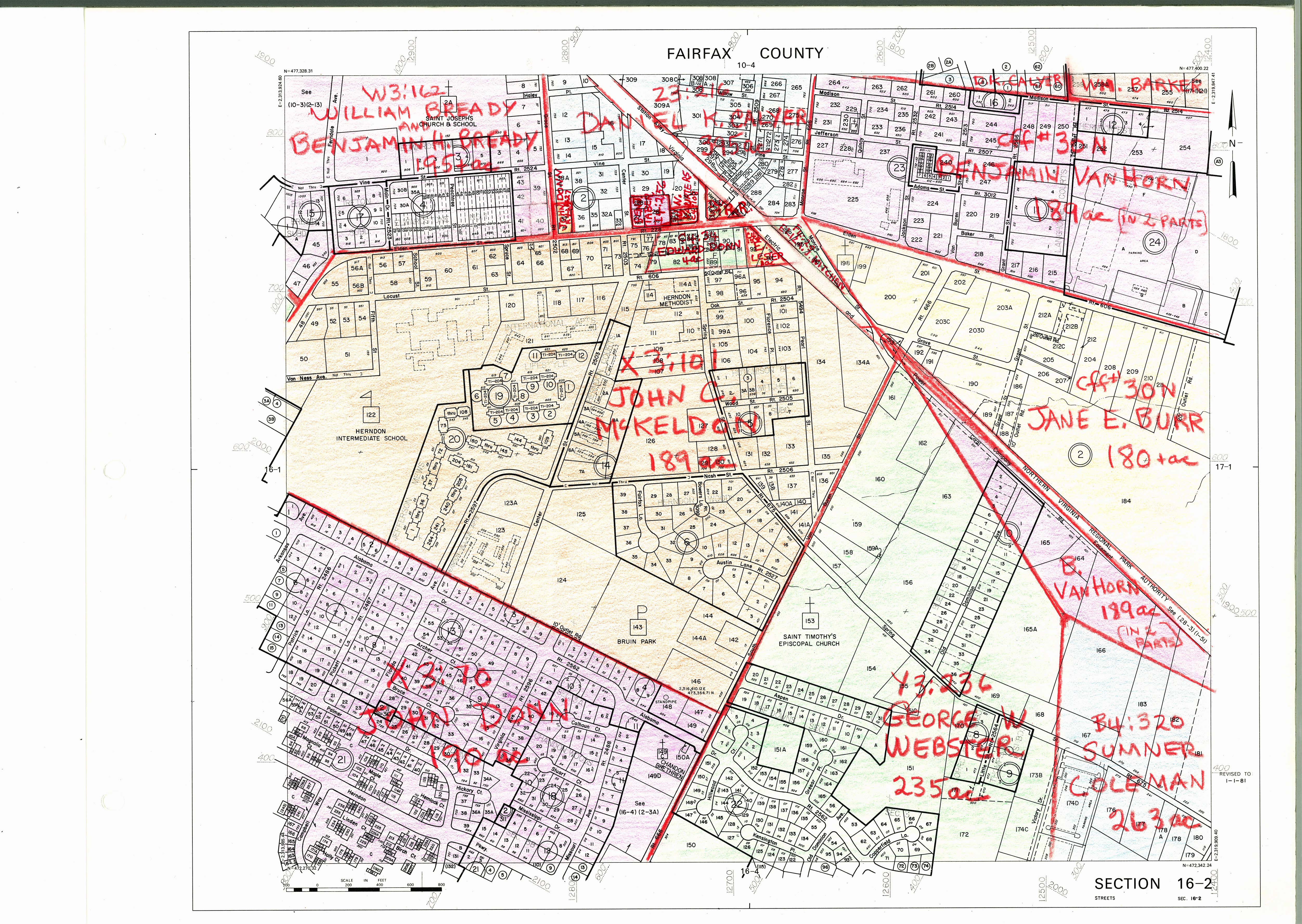 1860 Fairfax County Maps | History Commission