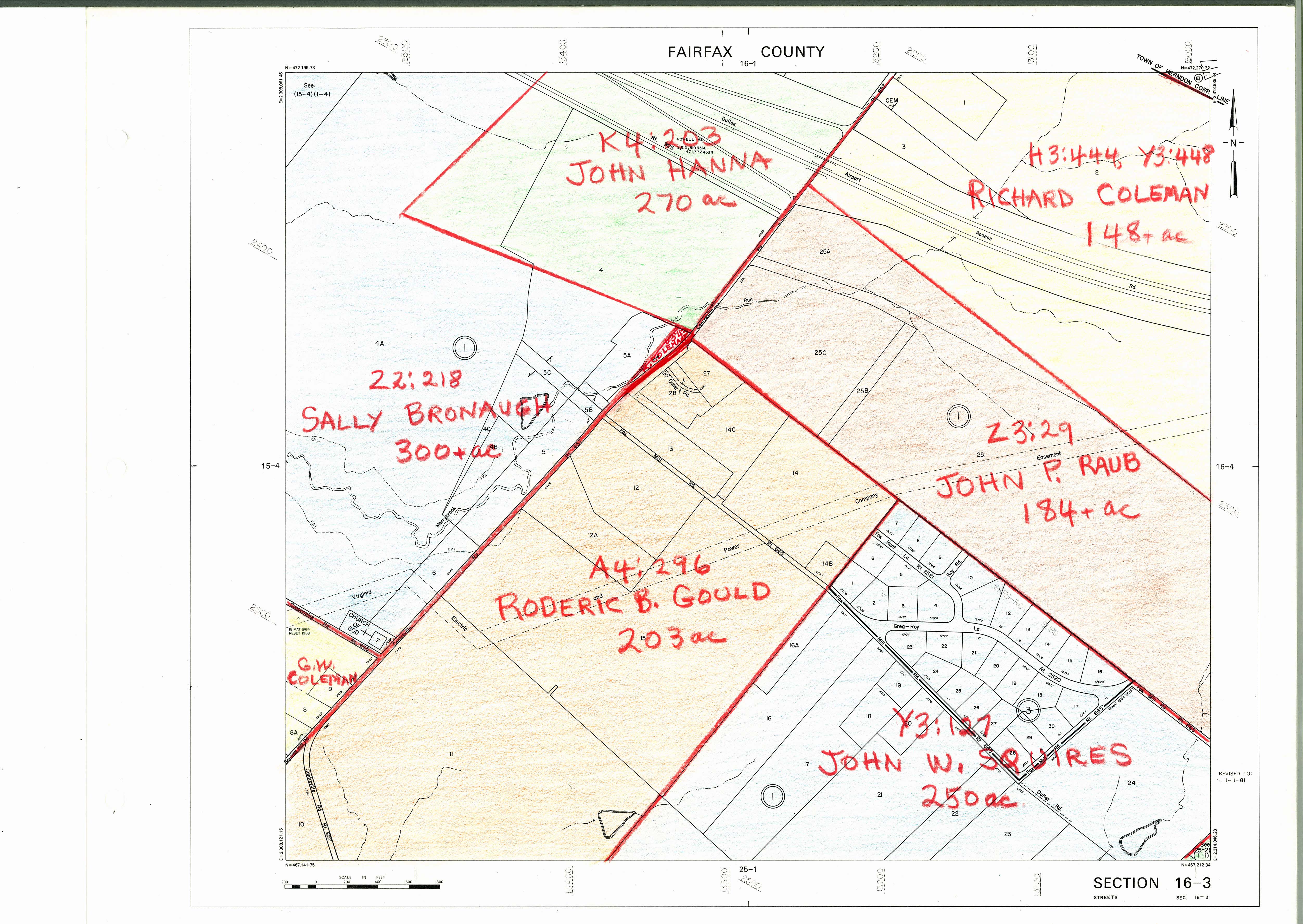 1860 Fairfax County Maps | History Commission